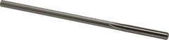 Made in USA - 0.254" High Speed Steel 6 Flute Chucking Reamer - Straight Flute, 0.2405" Straight Shank, 1-1/2" Flute Length, 6" OAL - USA Tool & Supply