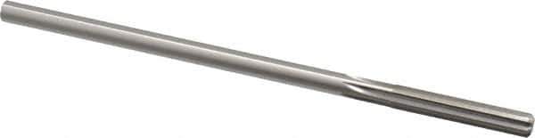 Made in USA - 0.262" High Speed Steel 6 Flute Chucking Reamer - Straight Flute, 1/4" Straight Shank, 1-1/2" Flute Length, 6" OAL - USA Tool & Supply