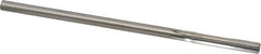 Made in USA - 0.264" High Speed Steel 6 Flute Chucking Reamer - Straight Flute, 1/4" Straight Shank, 1-1/2" Flute Length, 6" OAL - USA Tool & Supply