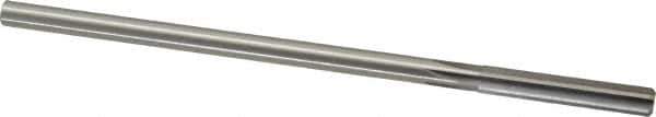 Made in USA - 0.269" High Speed Steel 6 Flute Chucking Reamer - Straight Flute, 1/4" Straight Shank, 1-1/2" Flute Length, 6" OAL - USA Tool & Supply