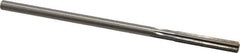 Made in USA - 0.2695" High Speed Steel 6 Flute Chucking Reamer - Straight Flute, 1/4" Straight Shank, 1-1/2" Flute Length, 6" OAL - USA Tool & Supply