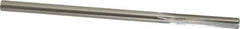 Made in USA - 9/32" High Speed Steel 6 Flute Chucking Reamer - Straight Flute, 1/4" Straight Shank, 1-1/2" Flute Length, 6" OAL - USA Tool & Supply