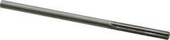 Made in USA - 0.283" High Speed Steel 6 Flute Chucking Reamer - Straight Flute, 1/4" Straight Shank, 1-1/2" Flute Length, 6" OAL - USA Tool & Supply