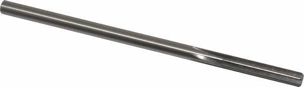 Made in USA - 0.285" High Speed Steel 6 Flute Chucking Reamer - Straight Flute, 1/4" Straight Shank, 1-1/2" Flute Length, 6" OAL - USA Tool & Supply