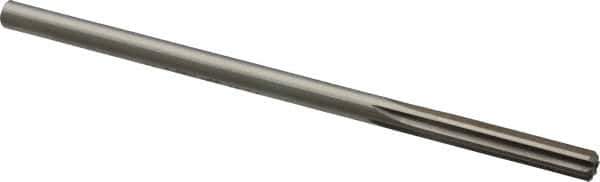 Made in USA - 0.288" High Speed Steel 6 Flute Chucking Reamer - Straight Flute, 1/4" Straight Shank, 1-1/2" Flute Length, 6" OAL - USA Tool & Supply