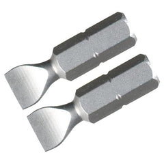 Slotted Insert Bit On 5/16″ Hex Drive 10.0 × 41mm (2 Bit Pack) - USA Tool & Supply