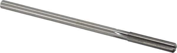 Made in USA - 0.309" High Speed Steel 6 Flute Chucking Reamer - Straight Flute, 0.2792" Straight Shank, 1-1/2" Flute Length, 6" OAL - USA Tool & Supply