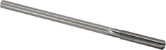 Made in USA - 0.309" High Speed Steel 6 Flute Chucking Reamer - Straight Flute, 0.2792" Straight Shank, 1-1/2" Flute Length, 6" OAL - USA Tool & Supply