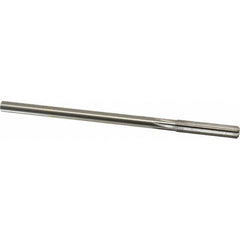 Made in USA - 0.317" High Speed Steel 6 Flute Chucking Reamer - USA Tool & Supply
