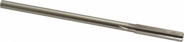Made in USA - 0.326" High Speed Steel 6 Flute Chucking Reamer - Straight Flute, 0.2792" Straight Shank, 1-1/2" Flute Length, 6" OAL - USA Tool & Supply