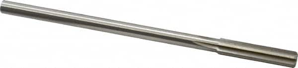 Made in USA - 0.338" High Speed Steel 6 Flute Chucking Reamer - USA Tool & Supply