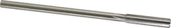 Made in USA - 0.34" High Speed Steel 6 Flute Chucking Reamer - Straight Flute, 0.2792" Straight Shank, 1-1/2" Flute Length, 6" OAL - USA Tool & Supply