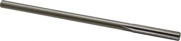 Made in USA - 11/32" High Speed Steel 6 Flute Chucking Reamer - Straight Flute, 0.2792" Straight Shank, 1-1/2" Flute Length, 6" OAL - USA Tool & Supply