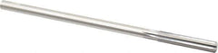 Made in USA - 0.349" High Speed Steel 6 Flute Chucking Reamer - Straight Flute, 0.3105" Straight Shank, 1-3/4" Flute Length, 7" OAL - USA Tool & Supply