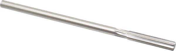 Made in USA - 0.352" High Speed Steel 6 Flute Chucking Reamer - Straight Flute, 0.3105" Straight Shank, 1-3/4" Flute Length, 7" OAL - USA Tool & Supply