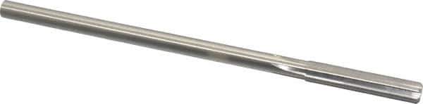 Made in USA - 0.354" High Speed Steel 6 Flute Chucking Reamer - Straight Flute, 0.3105" Straight Shank, 1-3/4" Flute Length, 7" OAL - USA Tool & Supply