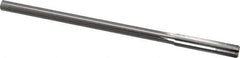 Made in USA - 0.365" High Speed Steel 6 Flute Chucking Reamer - Straight Flute, 0.3105" Straight Shank, 1-3/4" Flute Length, 7" OAL - USA Tool & Supply