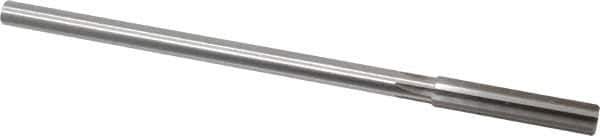 Made in USA - 0.367" High Speed Steel 6 Flute Chucking Reamer - Straight Flute, 0.3105" Straight Shank, 1-3/4" Flute Length, 7" OAL - USA Tool & Supply