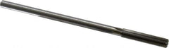 Made in USA - 0.3765" High Speed Steel 6 Flute Chucking Reamer - Straight Flute, 0.3105" Straight Shank, 1-3/4" Flute Length, 7" OAL - USA Tool & Supply