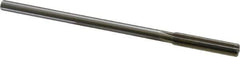 Made in USA - 0.382" High Speed Steel 6 Flute Chucking Reamer - Straight Flute, 0.3105" Straight Shank, 1-3/4" Flute Length, 7" OAL - USA Tool & Supply