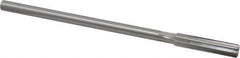 Made in USA - 0.384" High Speed Steel 6 Flute Chucking Reamer - Straight Flute, 0.3105" Straight Shank, 1-3/4" Flute Length, 7" OAL - USA Tool & Supply