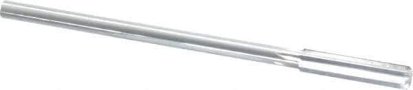 Made in USA - 0.388" High Speed Steel 6 Flute Chucking Reamer - Straight Flute, 0.3105" Straight Shank, 1-3/4" Flute Length, 7" OAL - USA Tool & Supply