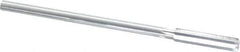 Made in USA - 0.388" High Speed Steel 6 Flute Chucking Reamer - Straight Flute, 0.3105" Straight Shank, 1-3/4" Flute Length, 7" OAL - USA Tool & Supply