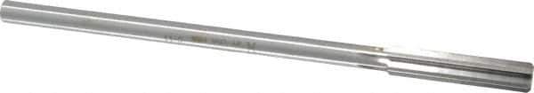 Made in USA - 0.399" High Speed Steel 6 Flute Chucking Reamer - Straight Flute, 0.3105" Straight Shank, 1-3/4" Flute Length, 7" OAL - USA Tool & Supply