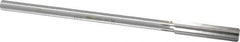 Made in USA - 0.399" High Speed Steel 6 Flute Chucking Reamer - Straight Flute, 0.3105" Straight Shank, 1-3/4" Flute Length, 7" OAL - USA Tool & Supply