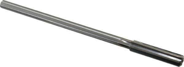Made in USA - 0.402" High Speed Steel 6 Flute Chucking Reamer - Straight Flute, 0.3105" Straight Shank, 1-3/4" Flute Length, 7" OAL - USA Tool & Supply