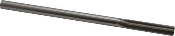 Made in USA - 0.409" High Speed Steel 6 Flute Chucking Reamer - Straight Flute, 0.3105" Straight Shank, 1-3/4" Flute Length, 7" OAL - USA Tool & Supply