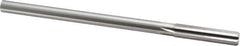 Made in USA - 0.41" High Speed Steel 6 Flute Chucking Reamer - Straight Flute, 0.3105" Straight Shank, 1-3/4" Flute Length, 7" OAL - USA Tool & Supply