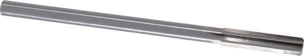 Made in USA - 0.412" High Speed Steel 6 Flute Chucking Reamer - Straight Flute, 0.3105" Straight Shank, 1-3/4" Flute Length, 7" OAL - USA Tool & Supply