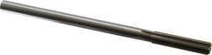 Made in USA - 0.416" High Speed Steel 6 Flute Chucking Reamer - Straight Flute, 0.373" Straight Shank, 1-3/4" Flute Length, 7" OAL - USA Tool & Supply