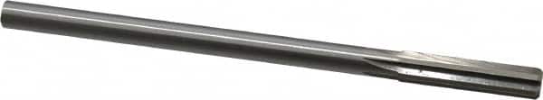 Made in USA - 0.417" High Speed Steel 6 Flute Chucking Reamer - USA Tool & Supply