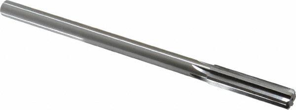 Made in USA - 0.418" High Speed Steel 6 Flute Chucking Reamer - USA Tool & Supply