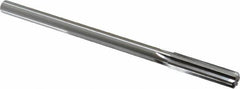 Made in USA - 0.418" High Speed Steel 6 Flute Chucking Reamer - USA Tool & Supply