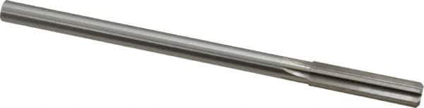 Made in USA - 0.425" High Speed Steel 6 Flute Chucking Reamer - Straight Flute, 0.373" Straight Shank, 1-3/4" Flute Length, 7" OAL - USA Tool & Supply