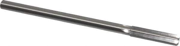 Made in USA - 0.427" High Speed Steel 6 Flute Chucking Reamer - Straight Flute, 0.373" Straight Shank, 1-3/4" Flute Length, 7" OAL - USA Tool & Supply