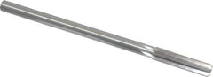 Made in USA - 0.439" High Speed Steel 6 Flute Chucking Reamer - Straight Flute, 0.373" Straight Shank, 1-3/4" Flute Length, 7" OAL - USA Tool & Supply