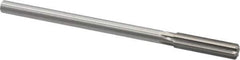 Made in USA - 0.44" High Speed Steel 6 Flute Chucking Reamer - Straight Flute, 0.373" Straight Shank, 1-3/4" Flute Length, 7" OAL - USA Tool & Supply