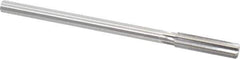 Made in USA - 0.441" High Speed Steel 6 Flute Chucking Reamer - Straight Flute, 0.373" Straight Shank, 1-3/4" Flute Length, 7" OAL - USA Tool & Supply