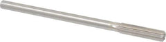 Made in USA - 0.442" High Speed Steel 6 Flute Chucking Reamer - Straight Flute, 0.373" Straight Shank, 1-3/4" Flute Length, 7" OAL - USA Tool & Supply