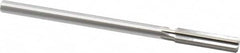 Made in USA - 0.445" High Speed Steel 6 Flute Chucking Reamer - USA Tool & Supply