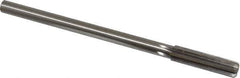 Made in USA - 0.447" High Speed Steel 6 Flute Chucking Reamer - Straight Flute, 0.373" Straight Shank, 1-3/4" Flute Length, 7" OAL - USA Tool & Supply