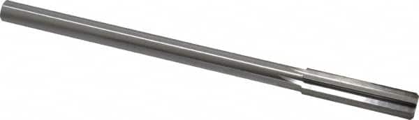 Made in USA - 0.448" High Speed Steel 6 Flute Chucking Reamer - USA Tool & Supply