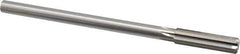 Made in USA - 0.452" High Speed Steel 6 Flute Chucking Reamer - Straight Flute, 0.373" Straight Shank, 1-3/4" Flute Length, 7" OAL - USA Tool & Supply