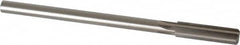 Made in USA - 0.458" High Speed Steel 6 Flute Chucking Reamer - USA Tool & Supply