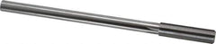 Made in USA - 0.461" High Speed Steel 6 Flute Chucking Reamer - Straight Flute, 0.373" Straight Shank, 1-3/4" Flute Length, 7" OAL - USA Tool & Supply