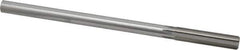 Made in USA - 15/32" High Speed Steel 6 Flute Chucking Reamer - Straight Flute, 0.373" Straight Shank, 1-3/4" Flute Length, 7" OAL - USA Tool & Supply